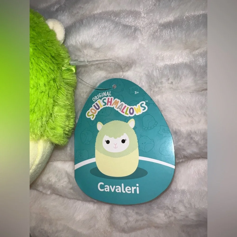 Squishmallow 5” Cavaleri the Green‎ Llama Plush – Farm Squad